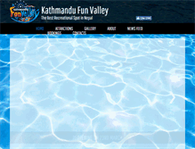 Tablet Screenshot of kathmandufunvalley.com